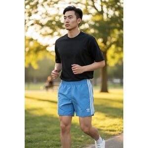 Adidas M‎ Small Semi Blue Burst Sprinter Shorts